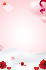 White Romantic Celebration Poster โปสเตอร์ template