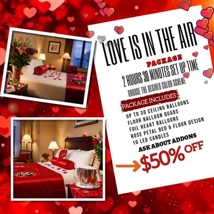 Plantilla de White Romantic Package Promotion Instagram Post Video ...
