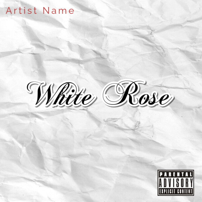 Copy of White Rose album cover | PosterMyWall