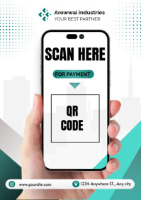 Scan QR Here Template | PosterMyWall
