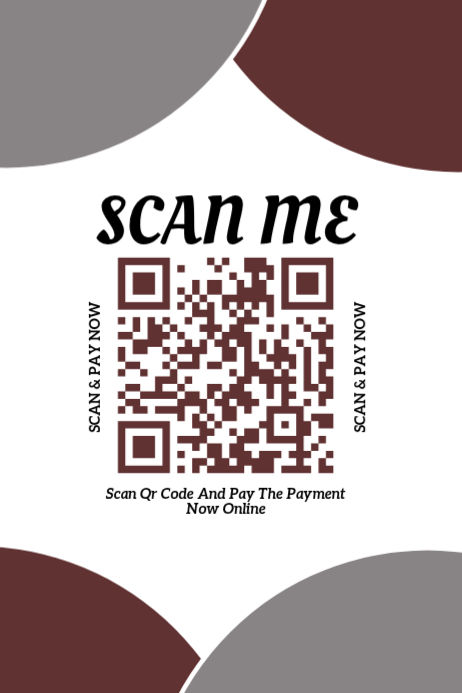 Qr Code Scanner Poster Format White Scan Qr Code Poster Template | PosterMyWall