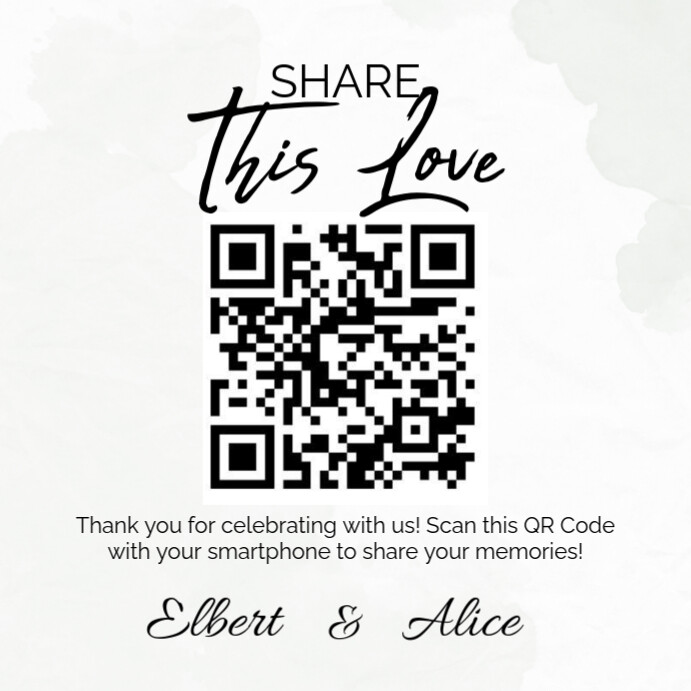 White Scan The Qr Code Pos Instagram template