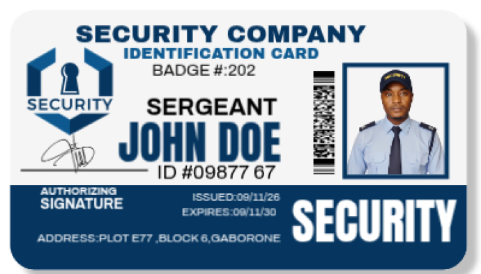 Security Identification Card Template | PosterMyWall