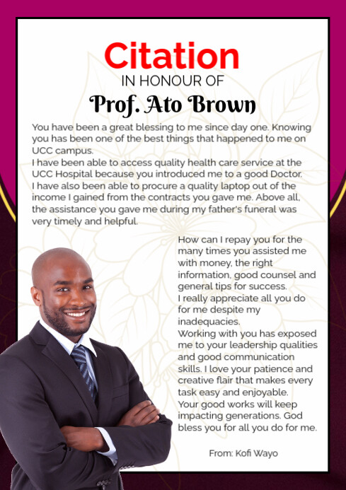 White Simple Citation  A3 template