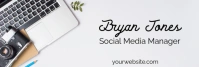 White Simple  Linkedin Banner template