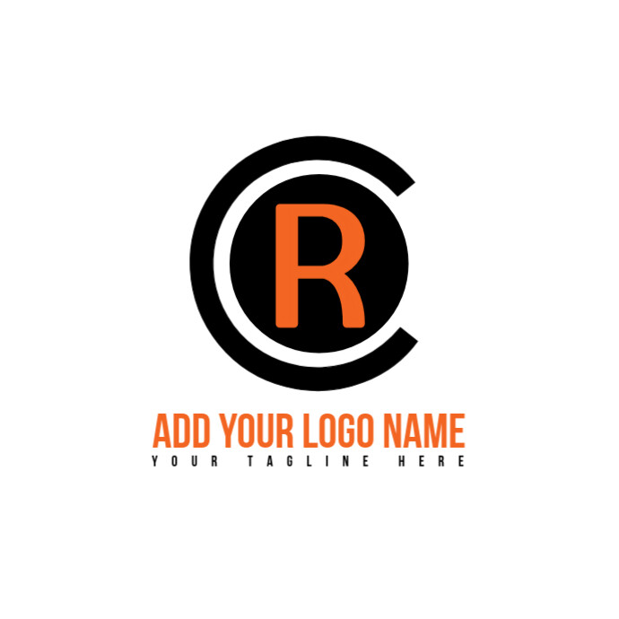 White  Space/work/business/office/creative/orange/black/co Working/r  Logo template