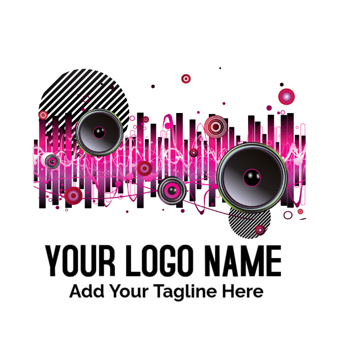 White  Speaker, Background Music Melody, Dynamic Horn Melody Background Music Clip, Purple, Beach  L 徽标 template