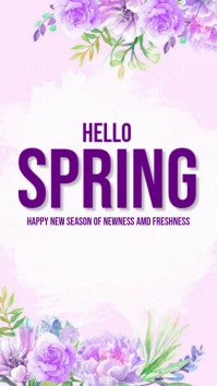 Hvid Spring Celebration Instagram Story Template