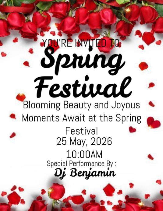 Aaa Spring Flyers White Spring Festival Flyer Template | PosterMyWall