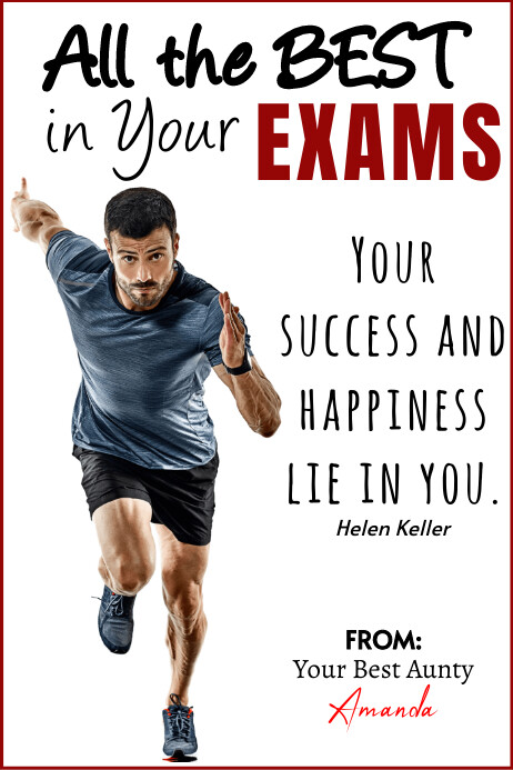 Success Poster.pdf White Success In Exams Design Template Poster | PosterMyWall