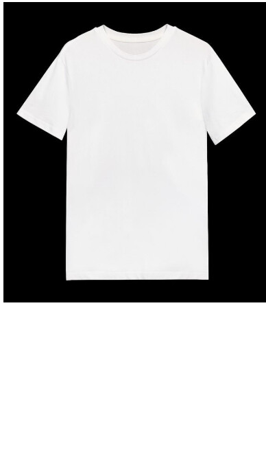 White T-shirt on black background Instagram na Kuwento template