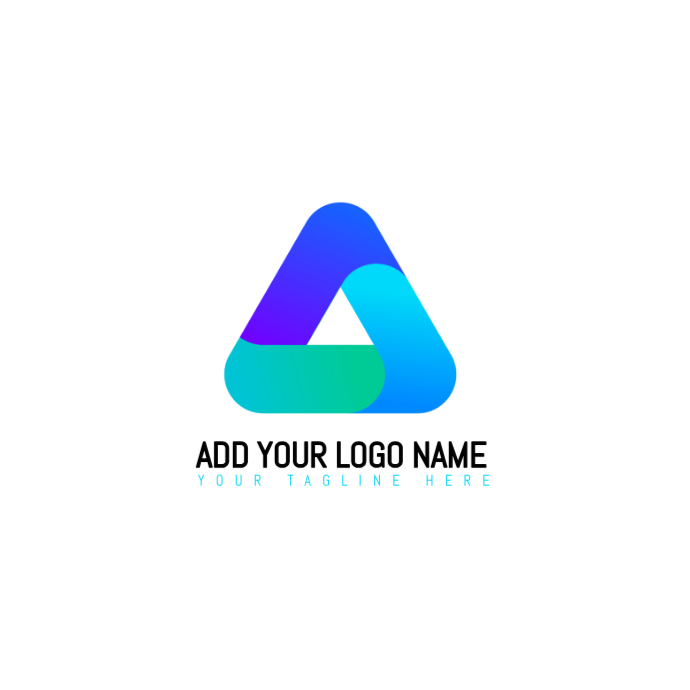 White Technology/modern/gradient/blue/geometric/tech/ribbon/triangle ...