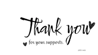 White  Thank You Digital Display (16:9) template