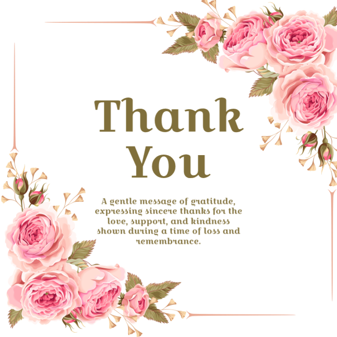 White Thank You Instagram Post Template | PosterMyWall