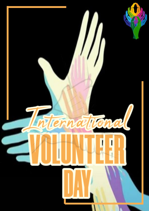 International Volunteer Day A4 Template | PosterMyWall