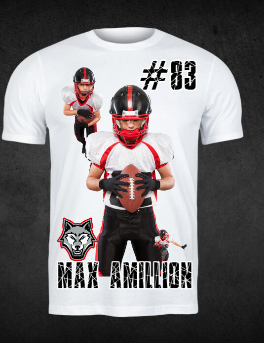 White Tshirt Mock-up | White Tshirt Mockup | Tshirt Mock-up 传单(美国信函) template