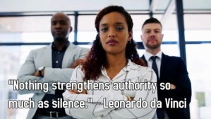White Typographic Authority And Power Quote Youtube Thumbnail template