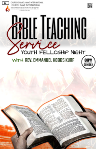 Белый Bible Teaching Event Boulevardzeitung Template