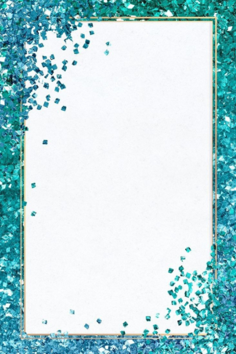 Modèle White Typographic Blue Glitter Frame Background – Elegant ...