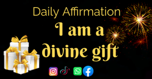 White Typographic Daily Affirmation  Facebook Ad Facebook-Anzeige template