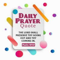 白色 Daily Prayer Quote Logo Template