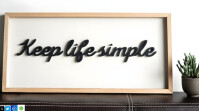 White Typographic Daily Quote Presentation (16:9) template