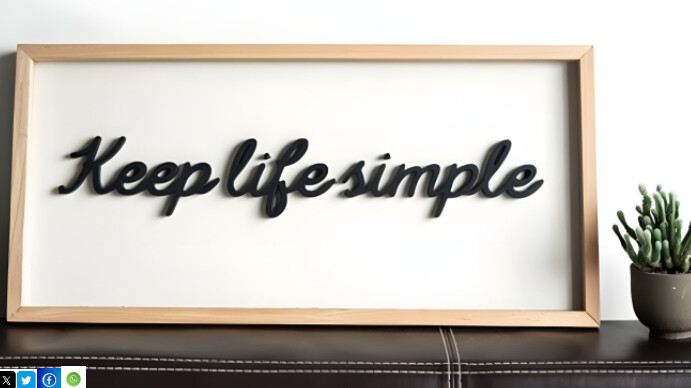 White Typographic Daily Quote Presentation (16:9) template
