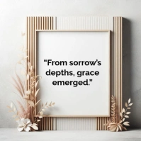 White Typographic Good Friday Inspiration Square (1:1) template