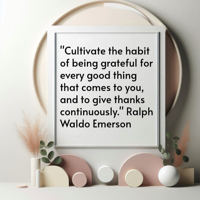 White Typographic Gratitude And Appreciation Quote Instagram Post ...
