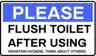 White Typographic Hygiene  Tag template