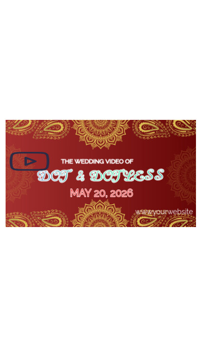Brown and white YouTube thumbnail Instagram Story template