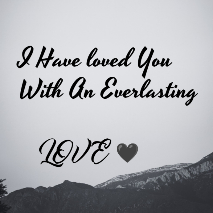 Plantilla de Blanco Love Quote Instagram Ad | PosterMyWall