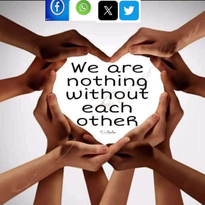 Copy of White Typographic Motivation And Inspiration Support Each Other ...