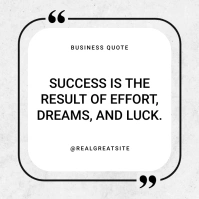 White Typographic Motivational  Instagram Pos template