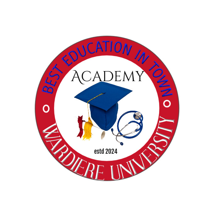 Plantilla de White Typographic red and blue graduation Logo | PosterMyWall