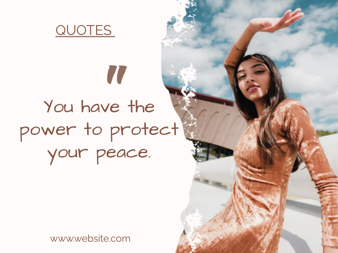 White Typographic Romance Quotes And Inspirat Apresentação template