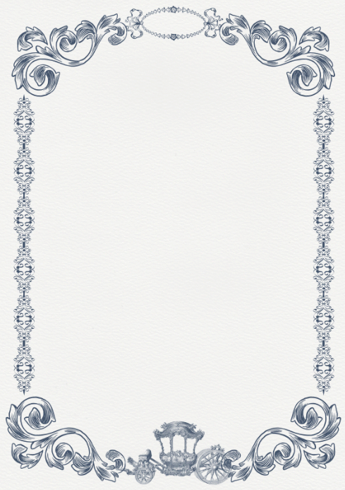 White Typographic Vintage Certificate Border Template | Elegant ...
