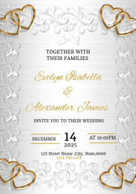 MARRIAGE INVITATION CARD 2025 Template | PosterMyWall