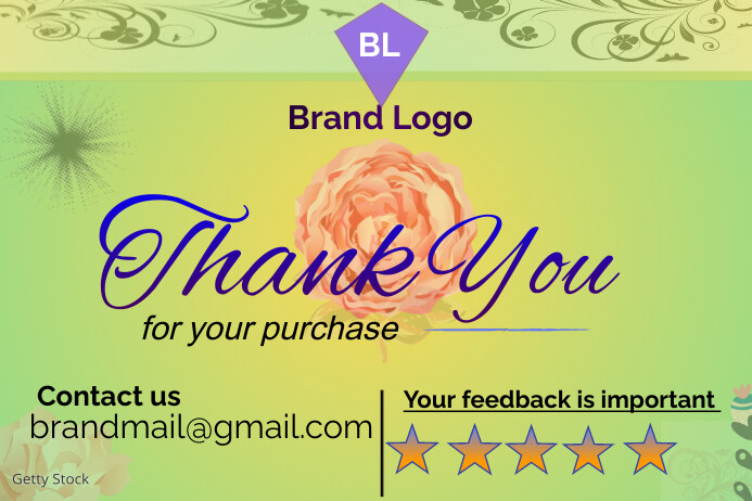 Copy of White Typography Thank You Poster | PosterMyWall