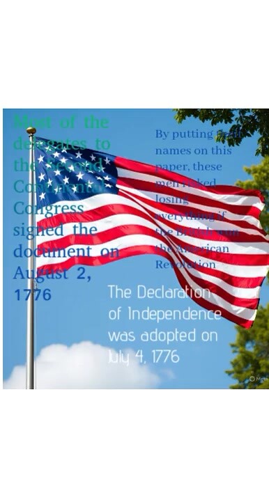 White Usa Independent  Instagram Reel template