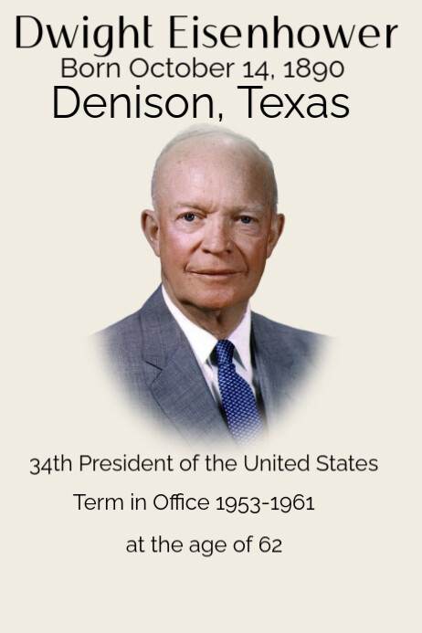 White Usa President History Poster Template | PosterMyWall