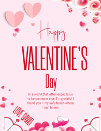 Blanco Valentine's Day Volantino Template