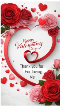 White Valentine's Day Instagram Reel Video template