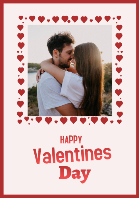 Copy of White Valentine's Day A4 | PosterMyWall