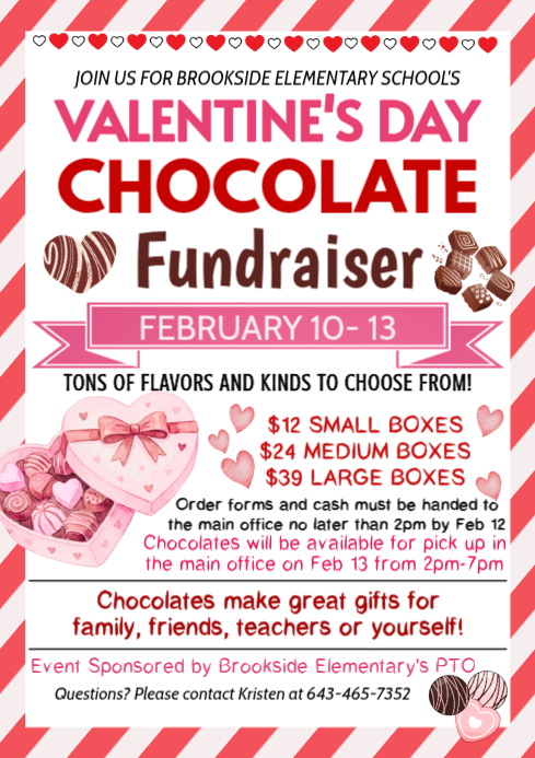 Brown Chocolate Fundraiser A4 Template | PosterMyWall