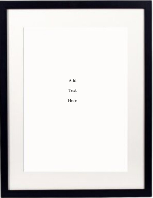 White Vintage Frame Design Background Flyer (us Letter) Template