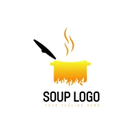 White  Vintage/rustic/soup/spicy Ramen Vibes/hearty Vegetable Medley/warm/cozy/comfort Food/cooking/ โลโก้ template