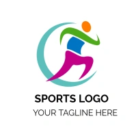 White Vintage Sports Logo Logo template