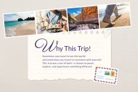 White Travel Journal Poster Template - Page 3