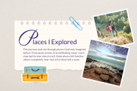 White Travel Journal Poster Template - Page 2